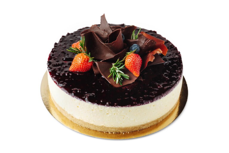 Skutina torta z borovnicami